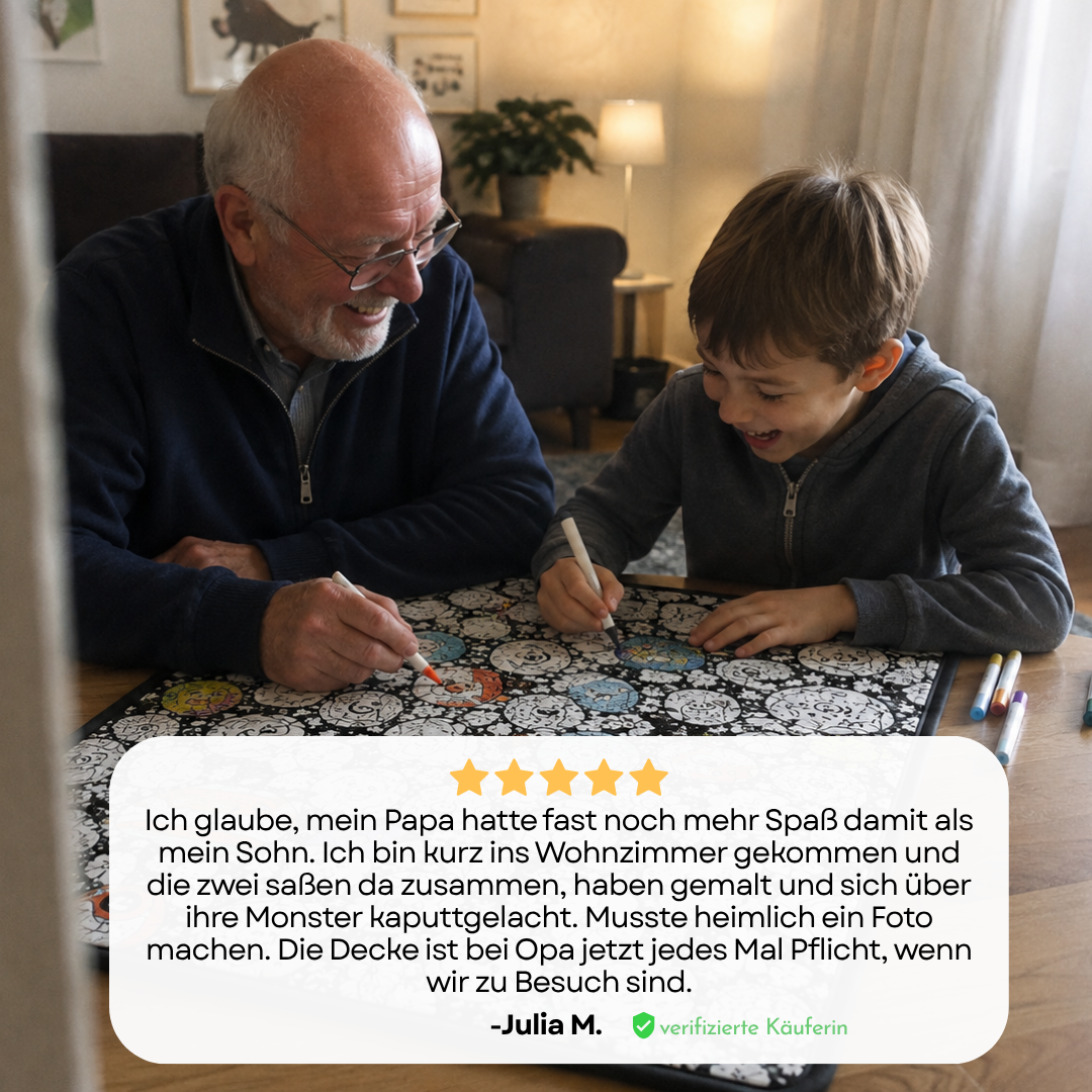 MalSpaß - die Kreativdecke zum Ausmalen