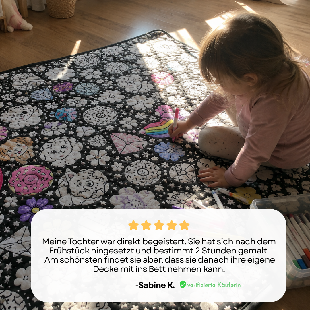 MalSpaß - die Kreativdecke zum Ausmalen