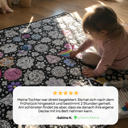 MalSpaß - die Kreativdecke zum Ausmalen