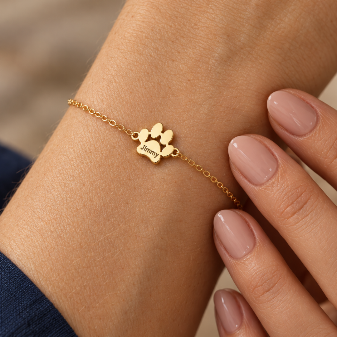 Personalisiertes Pfotenarmband
