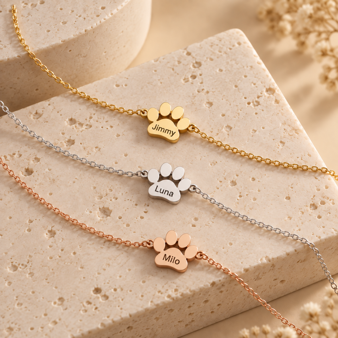Personalisiertes Pfotenarmband