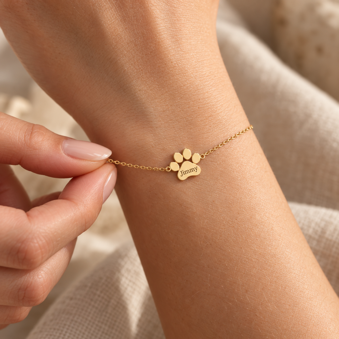 Personalisiertes Pfotenarmband
