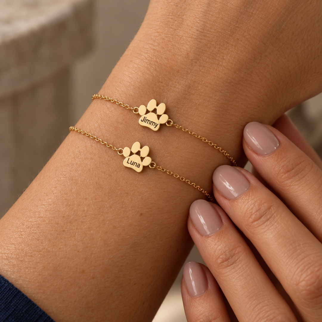 Personalisiertes Pfotenarmband