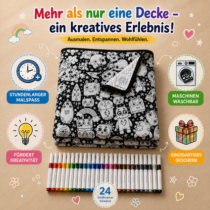 MalSpaß - die Kreativdecke zum Ausmalen