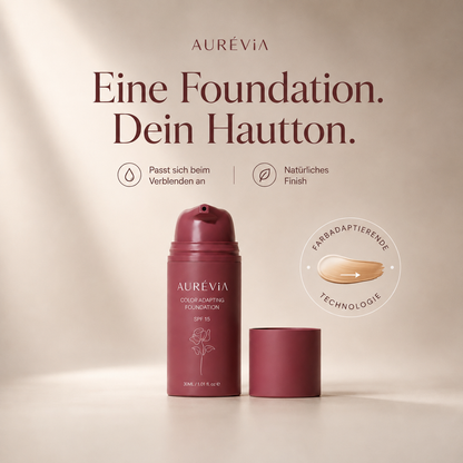AURÉVIA - die Foundation, die sich deiner Haut anpasst
